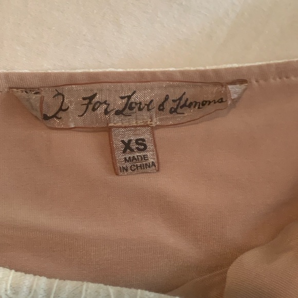 For Love and Lemons Scalloped Lace Skirt XS - Picture 3 of 10